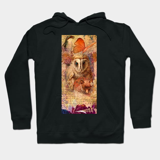 Parchment Hoodie by Phatpuppy Art